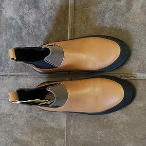 COS chunky leather chelsea boots 38